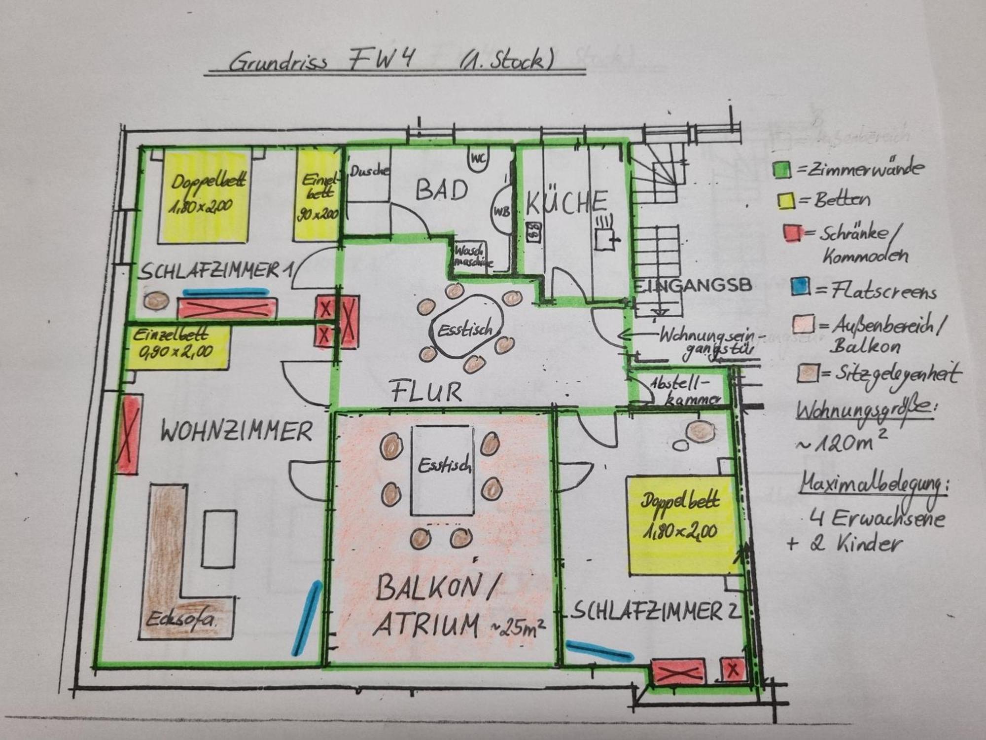 Apartment Springer In Ot Grossziethen Div Fuer Bis Zu 6 Personen